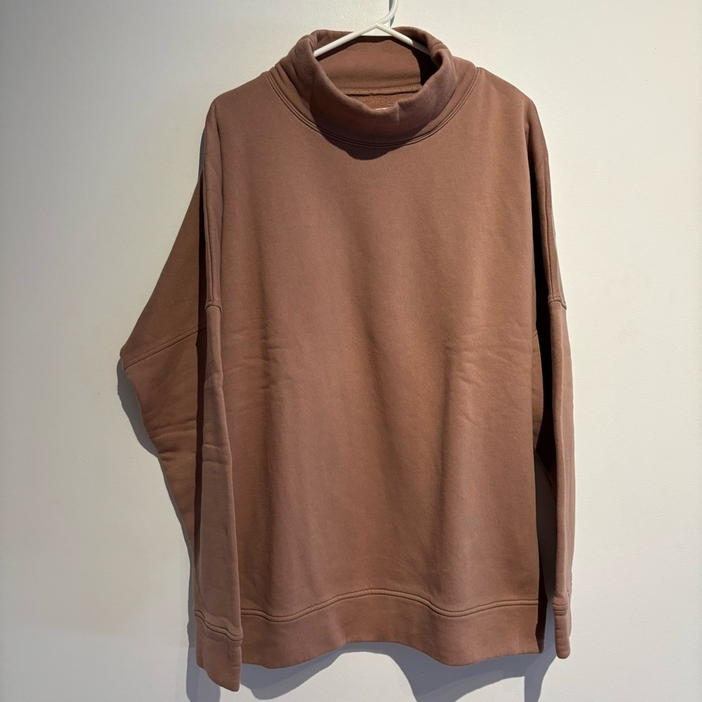 Simons LE31 Pink Heavyweight Turtleneck Sweater Drop Shoulder L